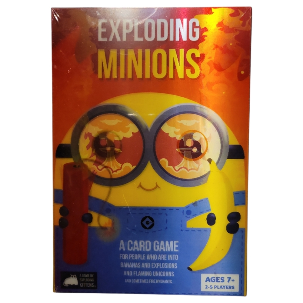 NWT Exploding Minions Kid's Card Game Bananas Flaming Unicorns Ice Cream Age 7+